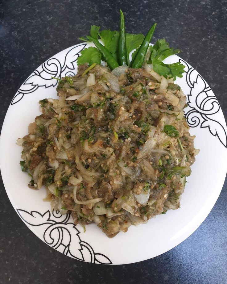 পোড়া বেগুন ভর্তা